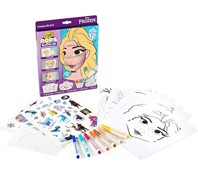 Crayola POPs 3D Activity Set - Disney Frozen