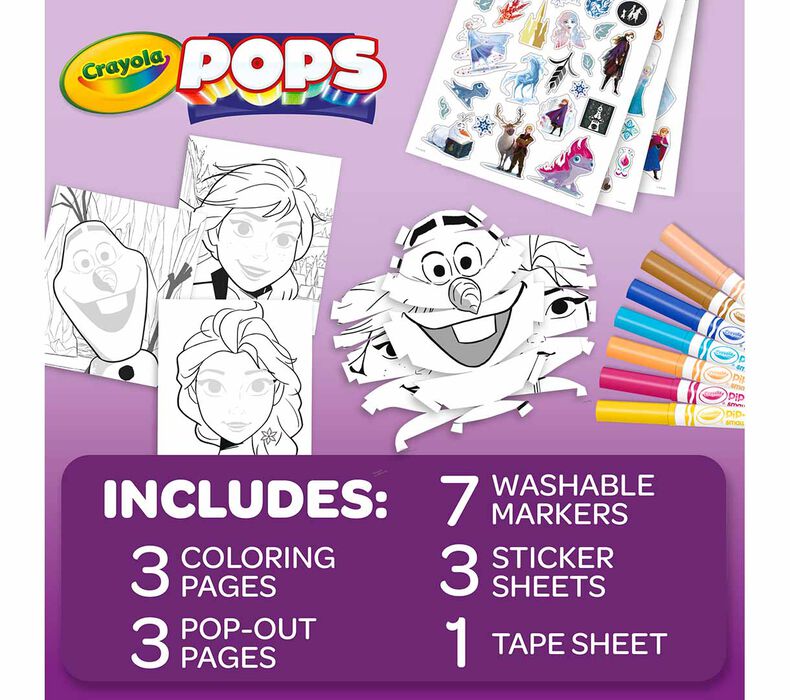 Crayola POPs 3D Activity Set - Disney Frozen