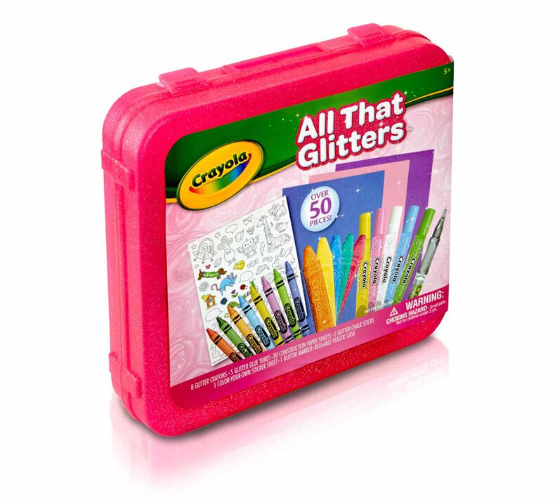 Crayola All That Glitters Art Case - Over 50 Pieces!