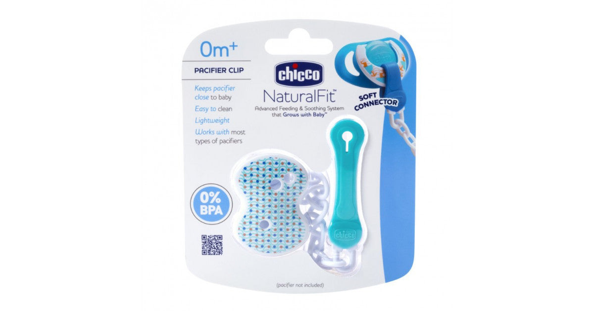 Chicco Pacifier Clip (0m+) - Blue