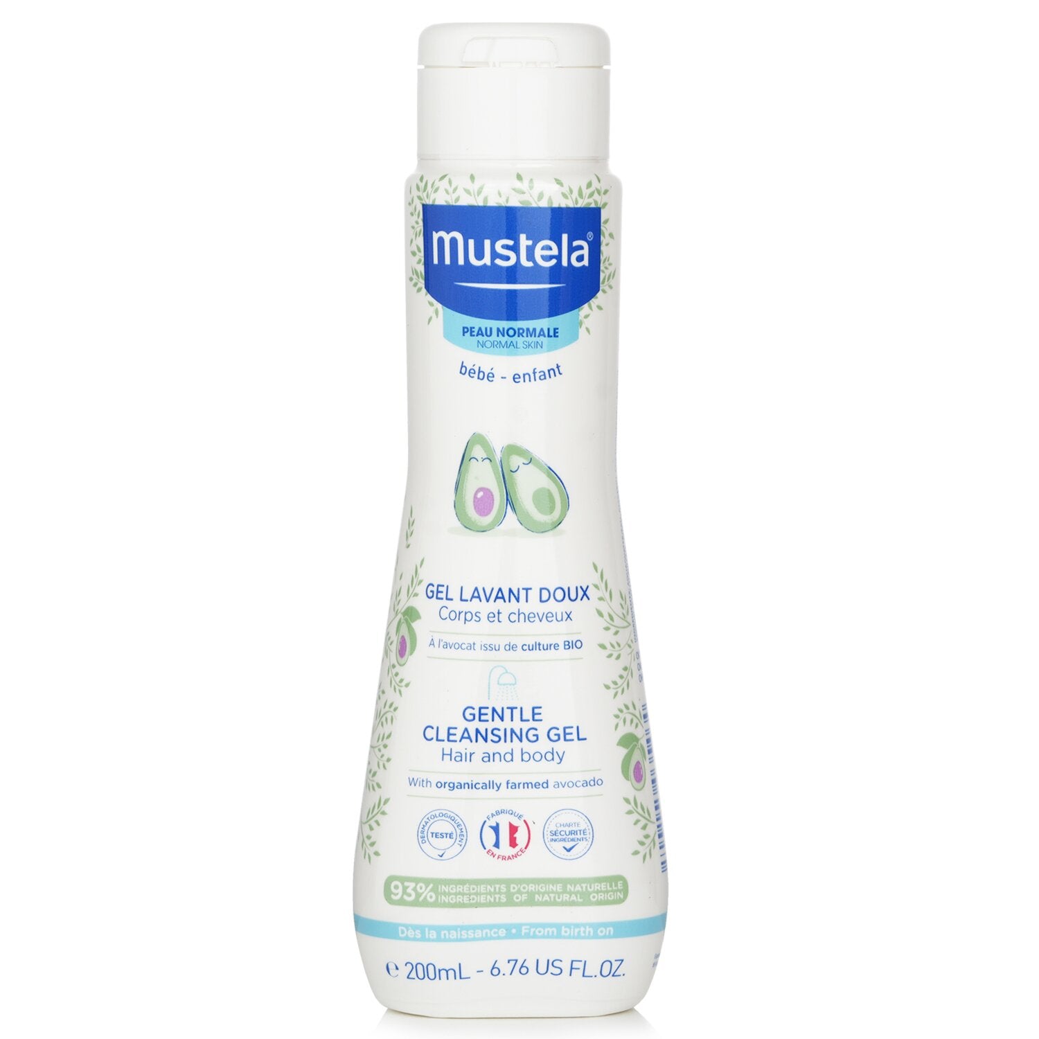 Mustela Gentle Cleansing Gel Hair & Body (200ml & 500ml)