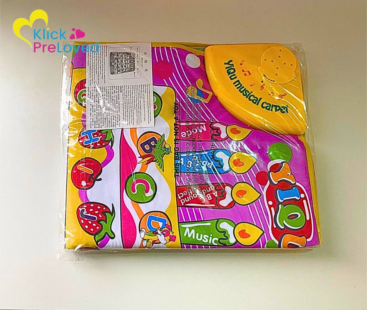 PreLoved English Learning Musical Mat Toy 70 x 45 cm (Brand New)