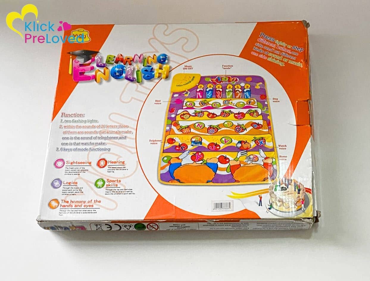 PreLoved English Learning Musical Mat Toy 70 x 45 cm (Brand New)