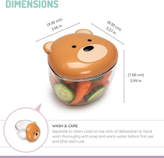 Melii Snack Pot - Bear (232ml)