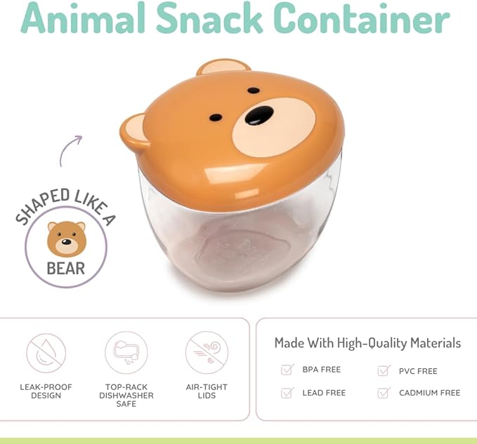 Melii Snack Pot - Bear (232ml)