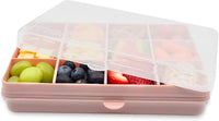 Melii 12 compartment Snackle Box (Pink)