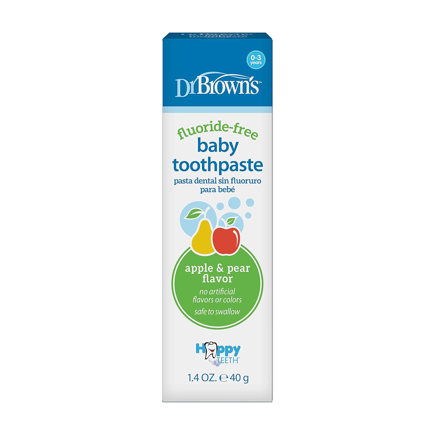 Dr. Brown’s™ Fluoride-Free Baby Toothpaste (4oz/40g)