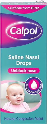 Calpol Saline Nasal Drops (Suitable from Birth) - 10ml