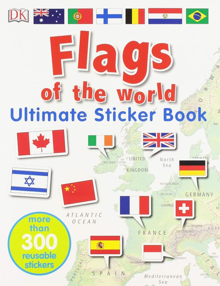 Flags of the world Ultimate Sticker Book (Paperback)