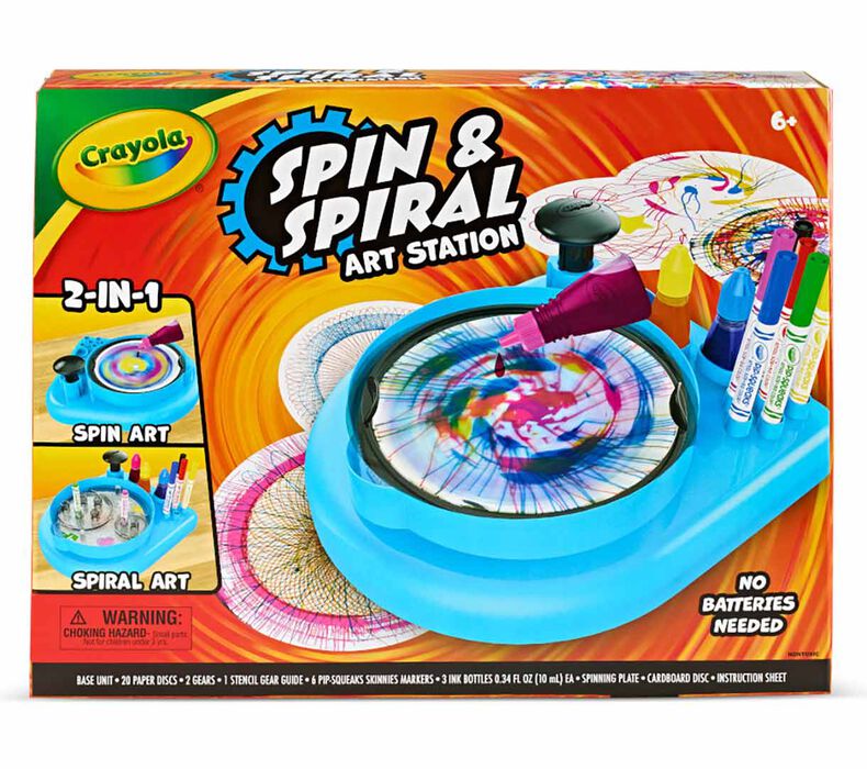 Crayola Spin & Spiral Art Station 2.0