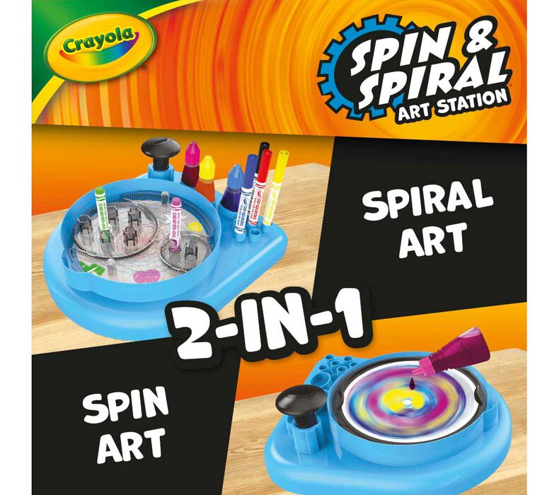 Crayola Spin & Spiral Art Station 2.0