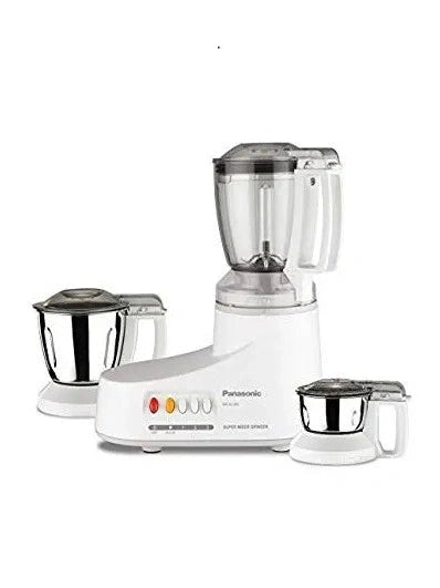 Panasonic Mixer Grinder, 1000W, 2 Stainless Steel & 1 Unbreakable Polycarbonate Blender Jar