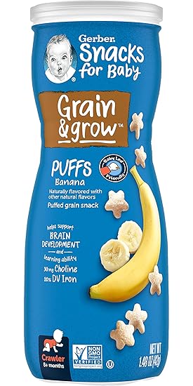 Gerber Grain & Grow Puffs Snacks for Babies