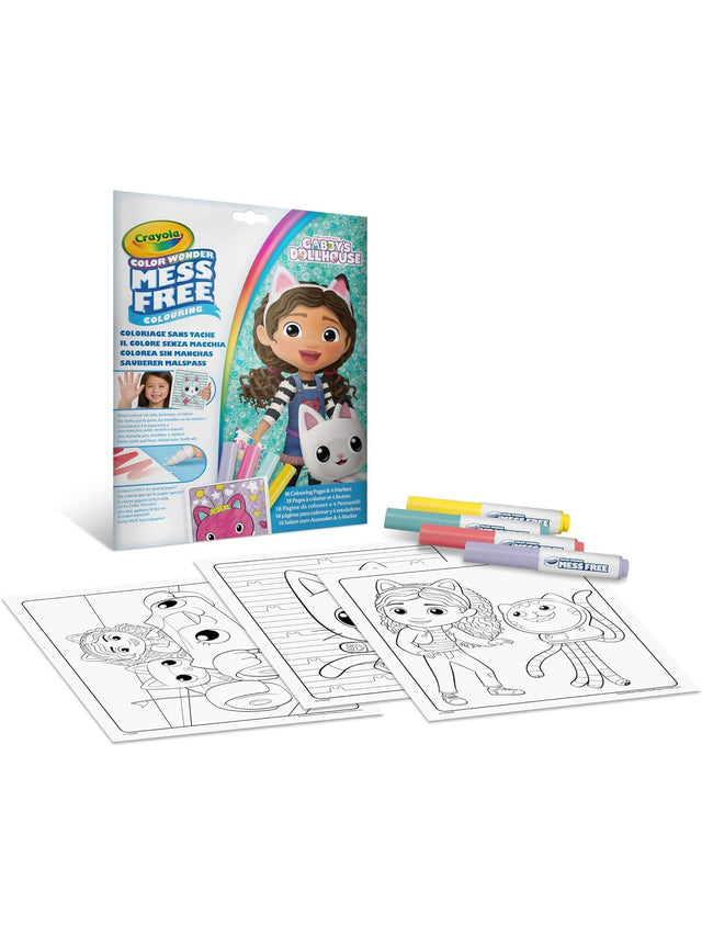 Crayola Color Wonder-Gabby's Dollhouse Mess-Free Colouring Book