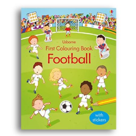 First Football Colouring Book - Usborne (Paperback)