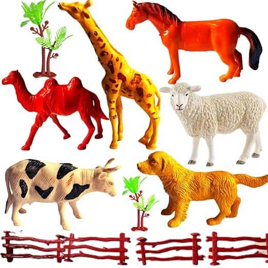 Funny Farm  Animals Figures Toys 6pcs