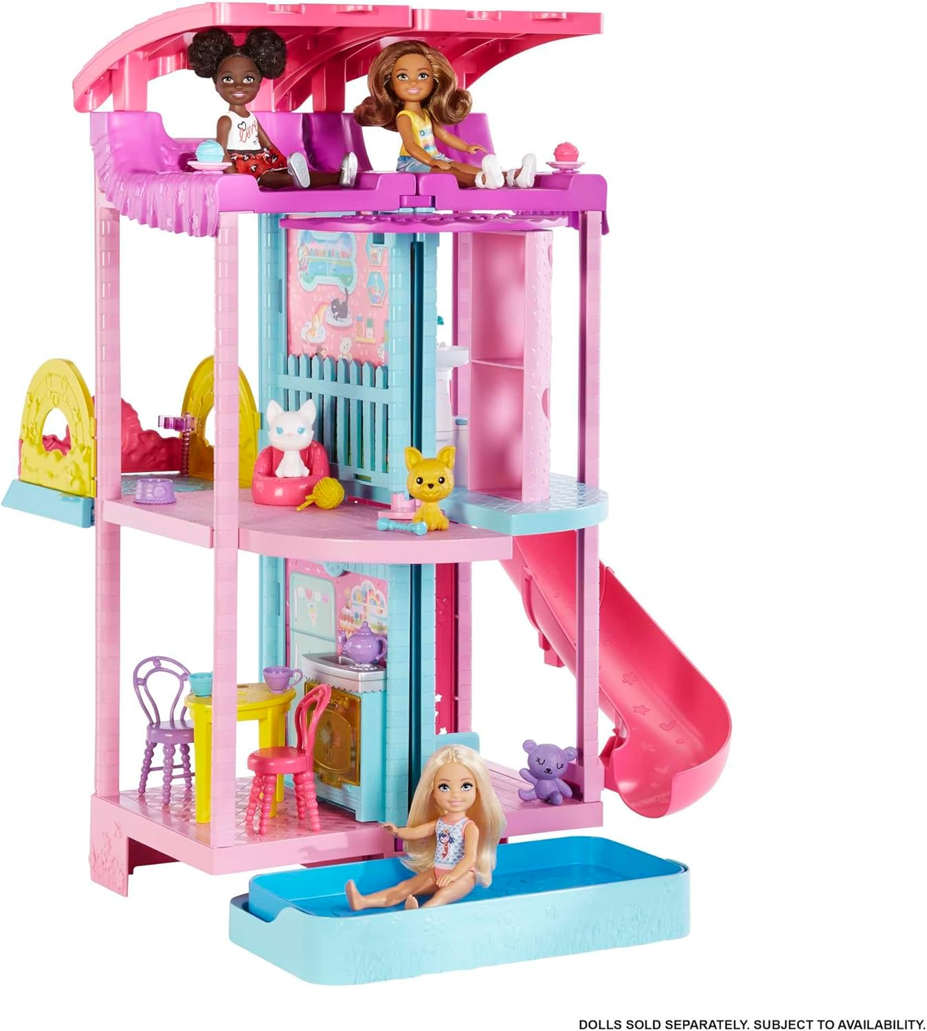 Barbie Chelsea Playhouse with Pets and Accessories