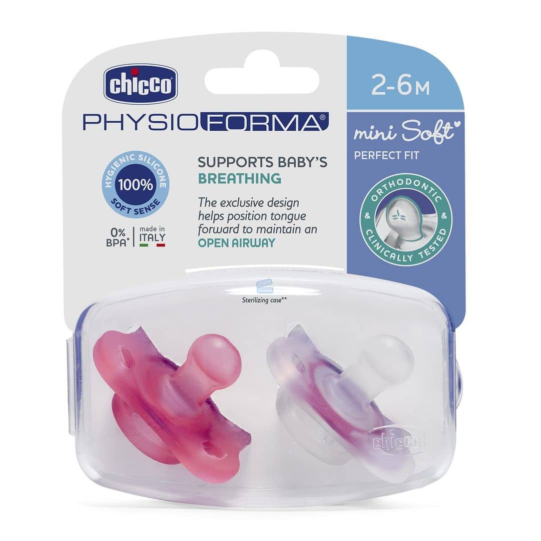 2 in 1 Physio Forma Pacifier - Pink