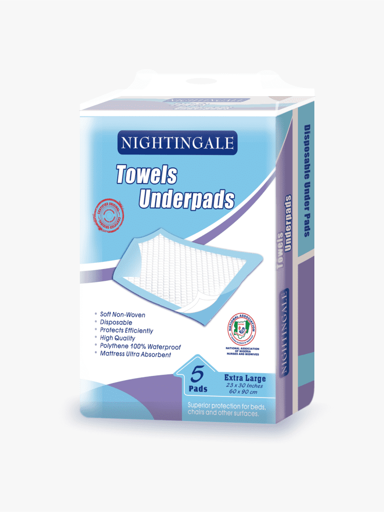 Nightingale Disposable Mats - 1 pack of 5 bed mats