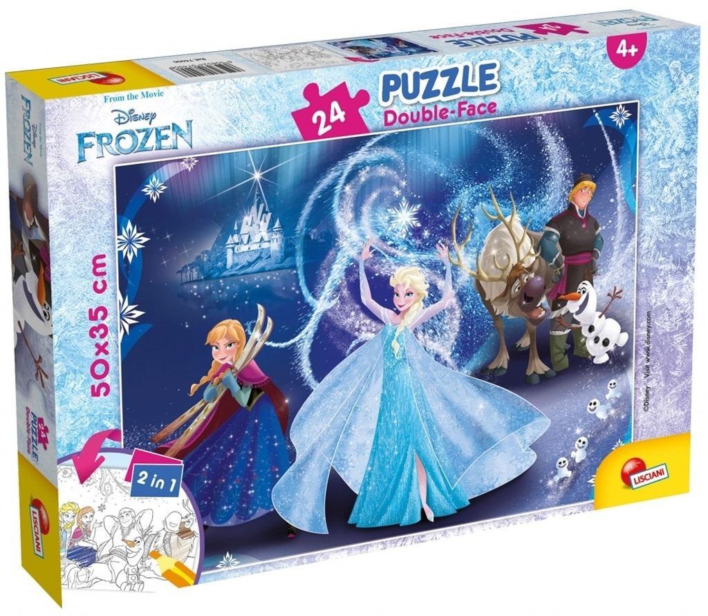 Frozen Disney Puzzle Double Face- 24 Pieces