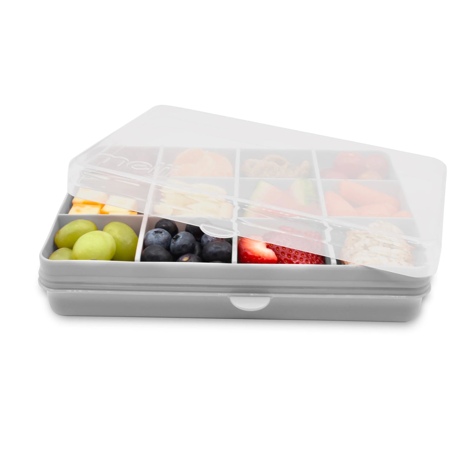 Melii 12 compartment Snackle Box (Grey)