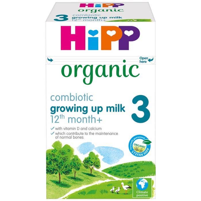 HiPP Organic 3 Growing up Baby Milk Powder from the 12 month onwards (1 x 600g)