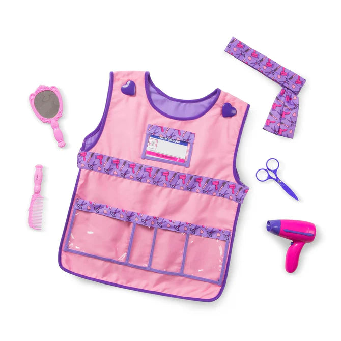 Hairdresser Costume for Age 3years+ - One size fits all