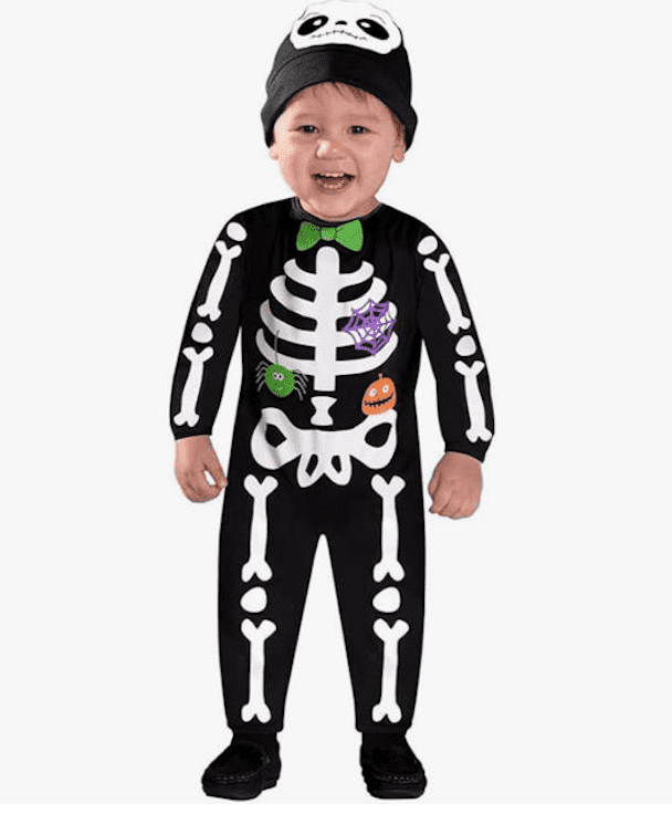 Mini Bones Skeleton Costume 1-2 yrs