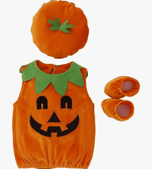 Pumpkin Halloween Costume Age 1-2 Yrs