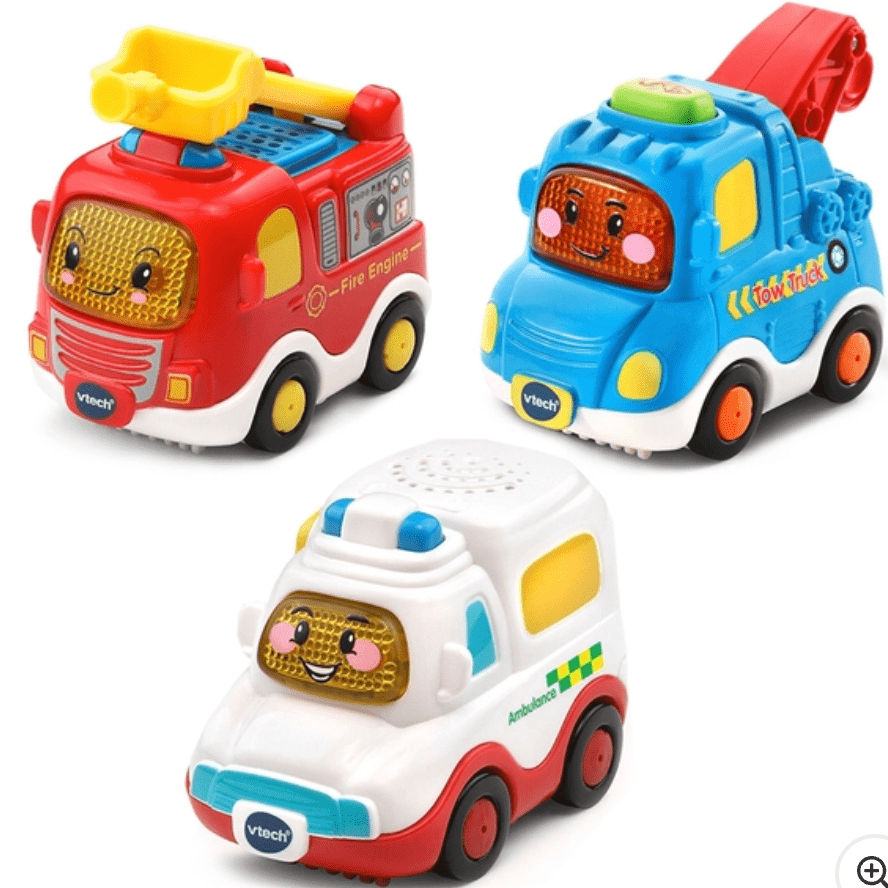 VTech Toot-Toot Drivers Toy Emergency Vehicles 3 Pack