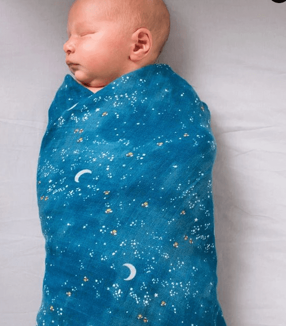 Malabar Baby Organic Swaddle - Starry Night