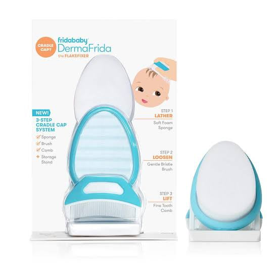 DermaFrida the FlakeFixer the 3-Step Cradle Cap System by Fridababy