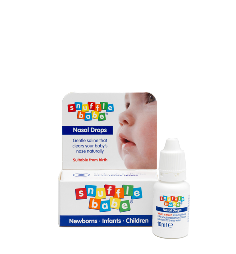 Snufflebabe Saline Nasal Drops (Suitable from Birth) - 10ml