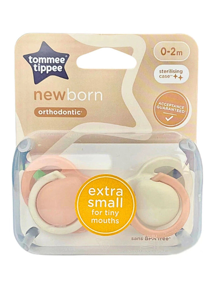 Tommee Tippee Newborn Soother 0-2m - Pink