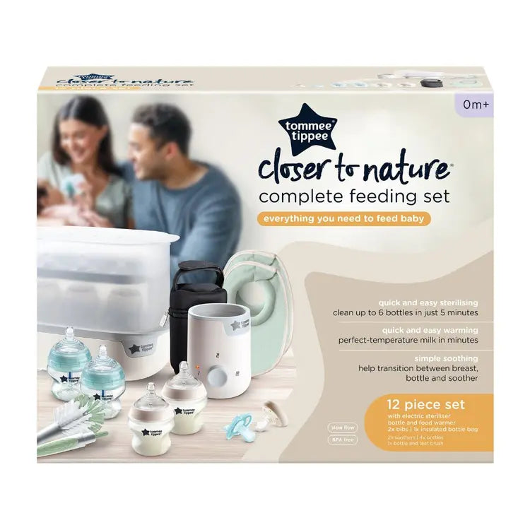 Tommee Tippee Closer To Nature Complete Feeding Kit - White