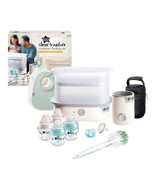 Tommee Tippee Closer To Nature Complete Feeding Kit - White