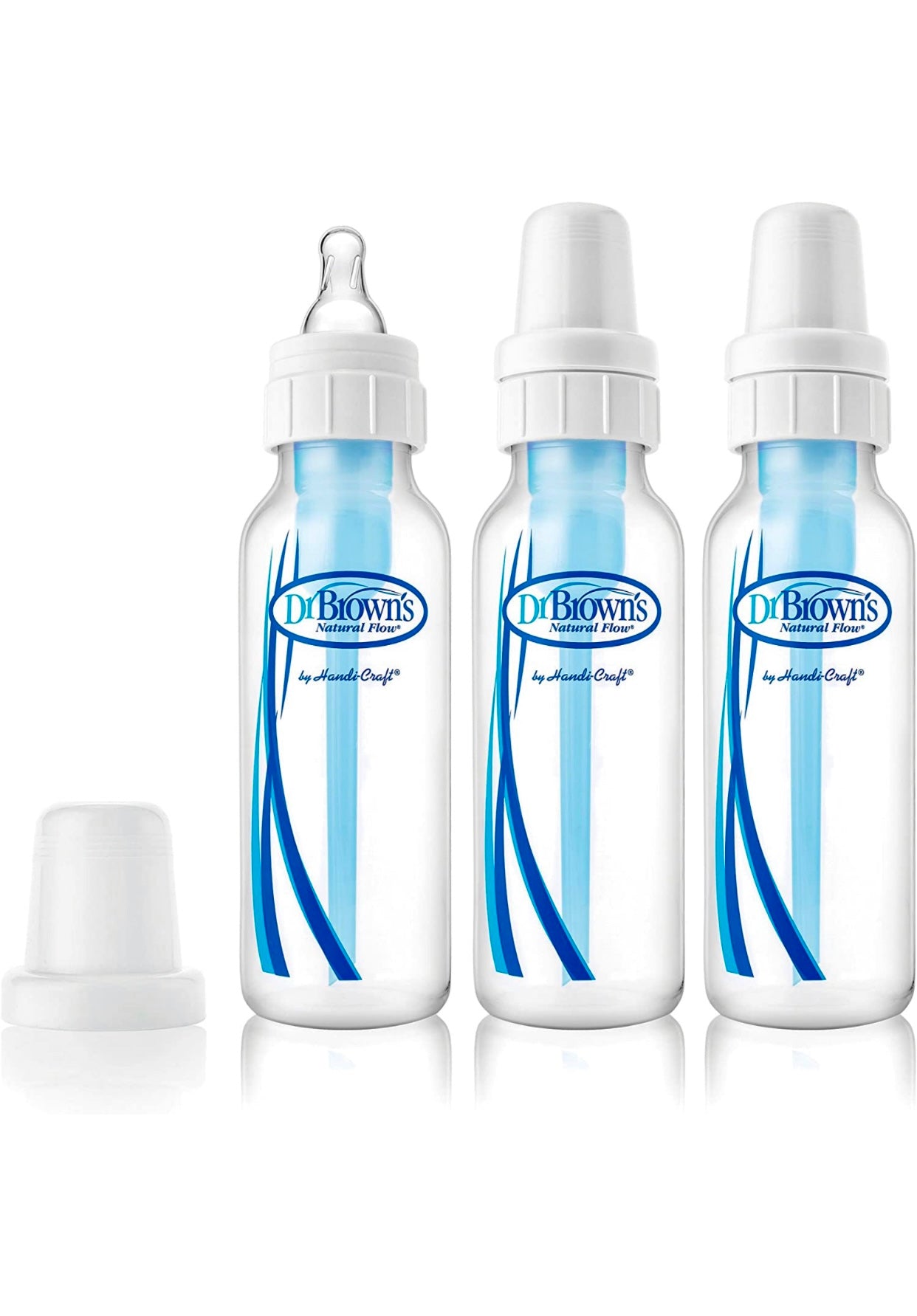 Dr. Brown's Natural Flow Bottle 3-Pack, 8 oz.