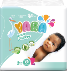 Yara Diaper Size 2 Mini Jumbo 3-6kg (96 pack)