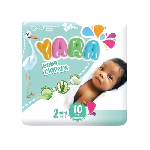 Yara Diaper Size 2 Mini Small 3-6kg (10 pack)