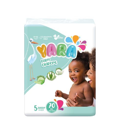 Yara Diaper Size 5 Junior Jumbo 11-18kg (70 pack)