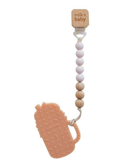 Milk it Baby ‘Chocolate Monster Milkshake’ Teether Set