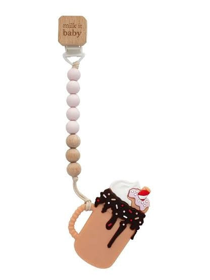 Milk it Baby ‘Chocolate Monster Milkshake’ Teether Set