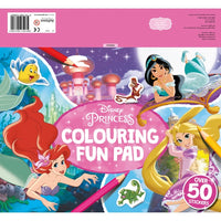 Disney Princess Colouring Fun Pad with Over 50 Stickers