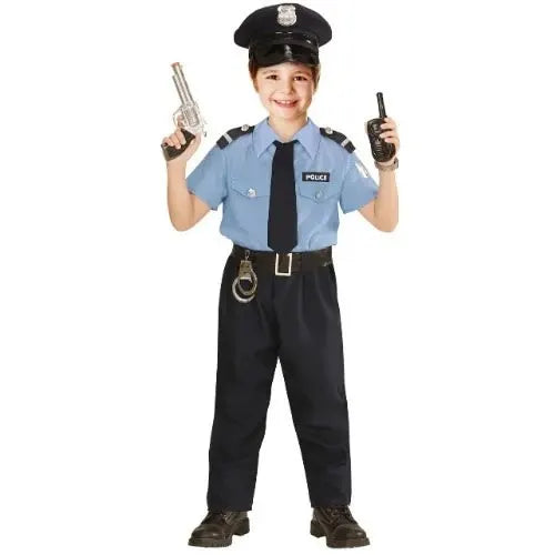 Kids Police Dress Up Costume