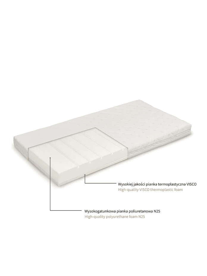 ALBEROMIO 120x60cm Lux Mattress