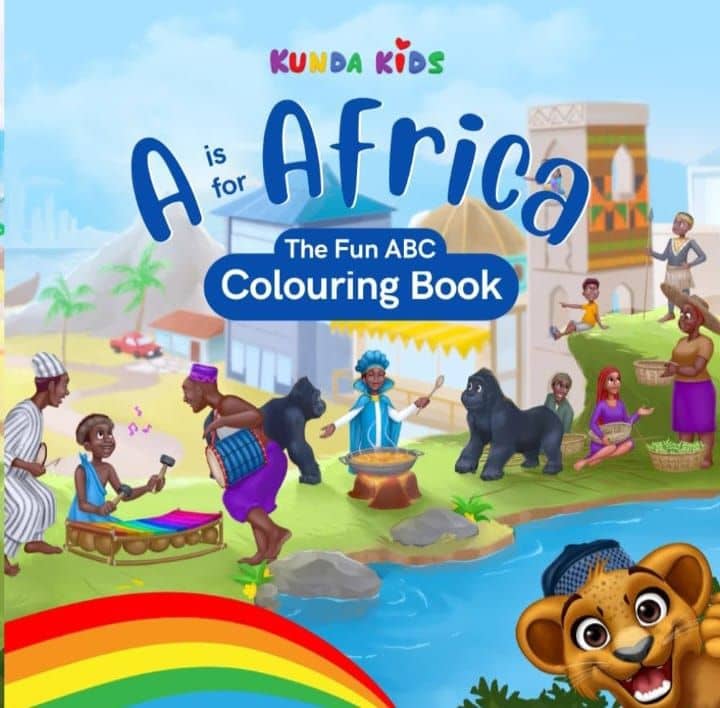 A is for Africa: A Fun ABC Colouring Book (Paperback)