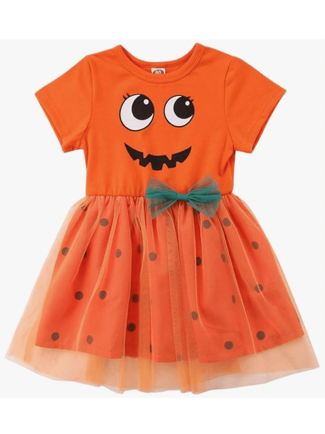 Halloween Pumpkin Dress Ages 2-3 Yrs