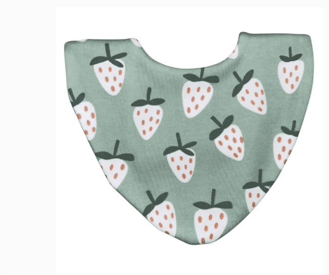 Bibbiyboo Waterproof Dribble Bib - Strawberry