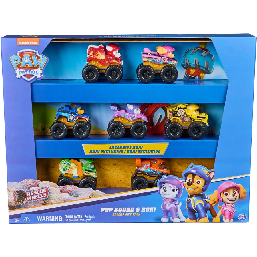 PAW Patrol: Rescue Wheels Pup Squad Racers Gift Set with Roxi