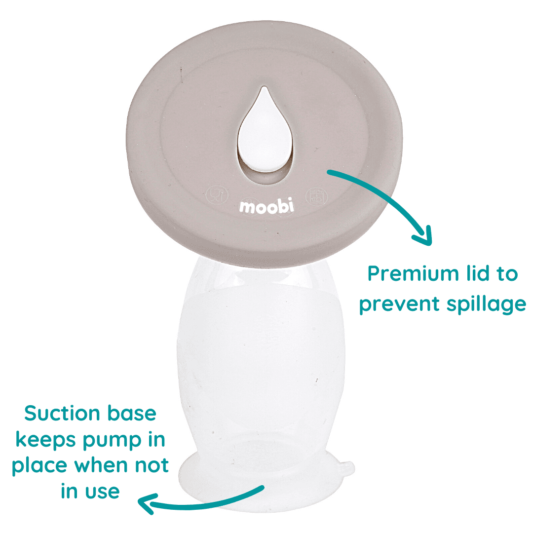 Moobi Manual Breast Pump & Lid